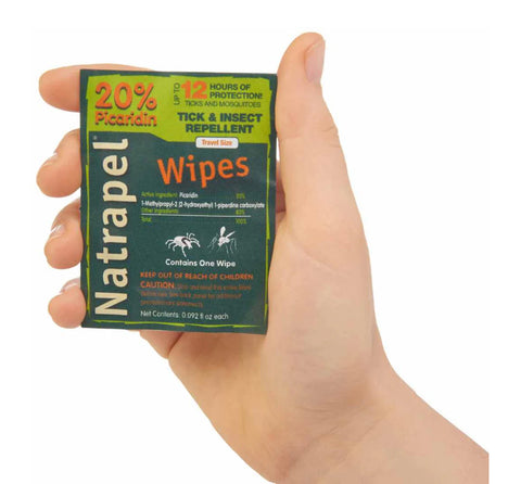 Natrapel Picaridin Tick & Insect Repellent Wipes