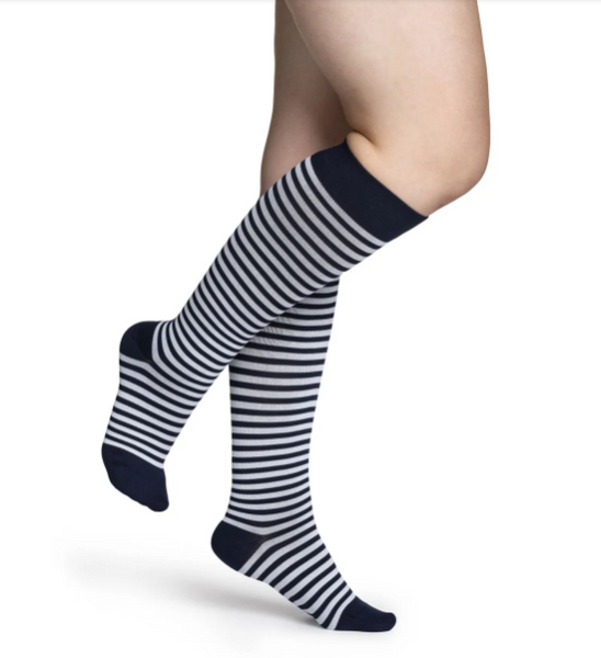 SIGVARIS Microfiber Pattern Compression Socks for Women