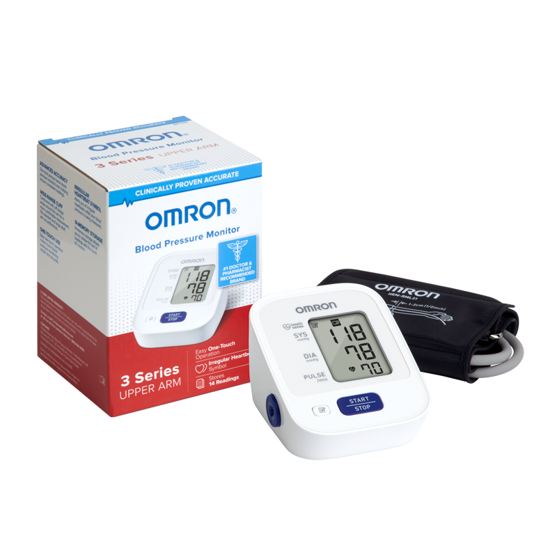 Omron 3 Series Compact Wrist Blood Pressure Monitor - Gopher Sport