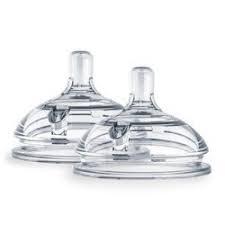 Replacement Baby Bottle Nipple in Slow Flow (Ages 0-3 months) - 2 Pack by Comotomo™