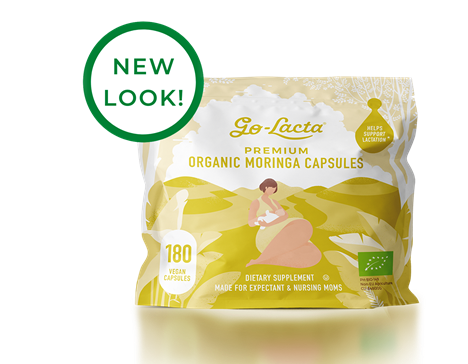 Go-Lacta Premium Organic Moringa Capsules (180)